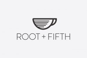 Root and Fifth coffee shop logo