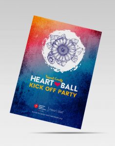 2018 Heart Ball Design - Event Invitation Design