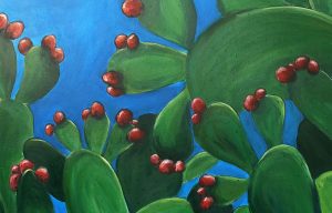 Cactus Painting by Julie Wright